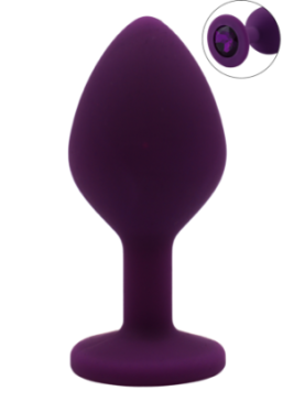 Plug bijou violet Medium - DB-RY068PUR